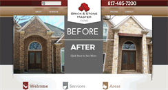 Desktop Screenshot of brickandstonemaster.com
